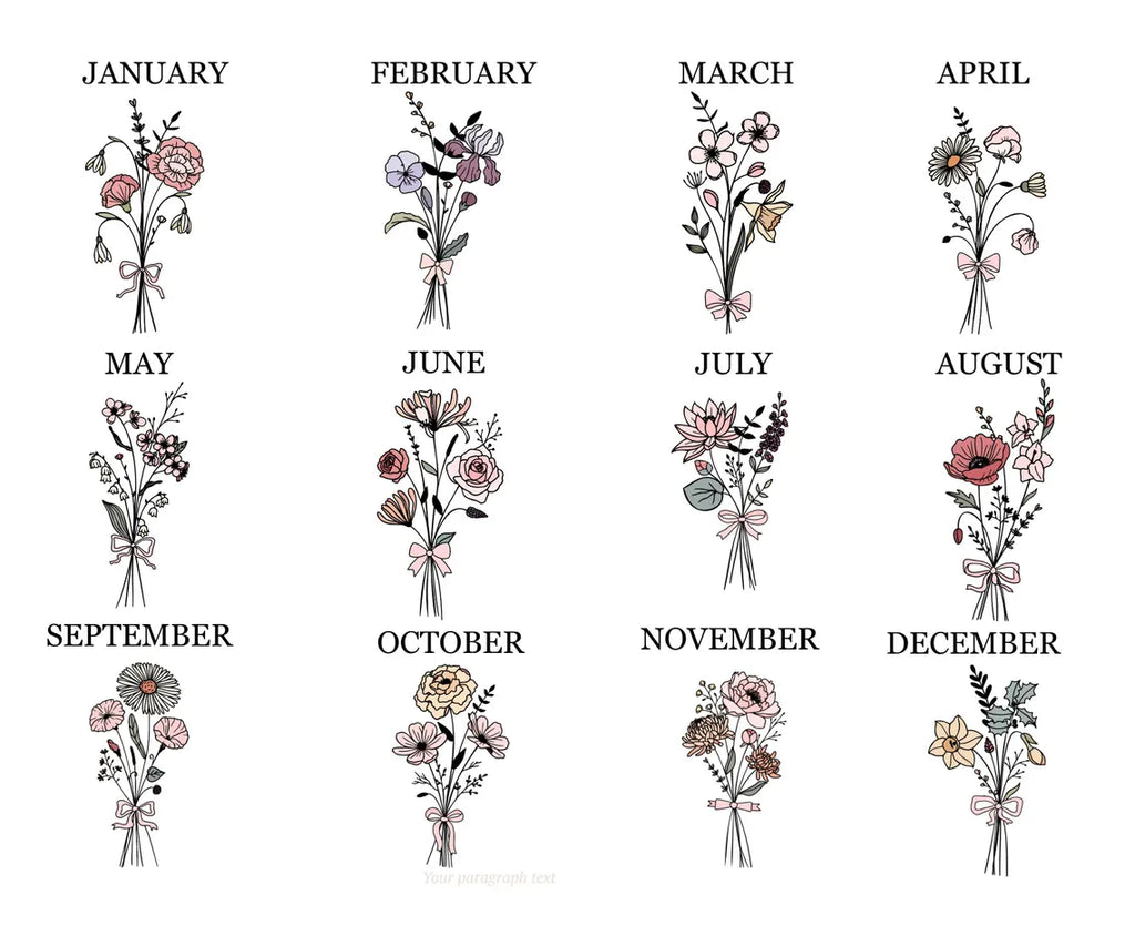 Personalized Birth Flower Candle, Birthday Gift, Coquette Birth Flower, Custom Fragrant Jar Candle Gift, Gift For Mom, Gift For Daughter