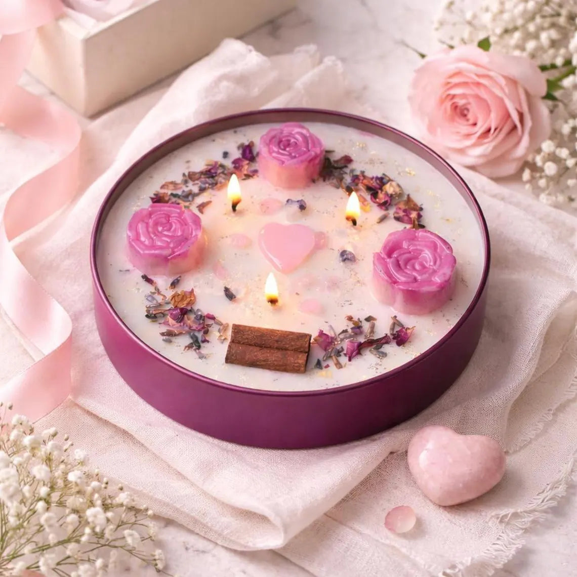 Mothers Day Candle Gifts for Mom • Self Love Candle • Gifts for Nana • Crystal Candle • Step Mom Gift • Mom birthday gift Daughter Grandma